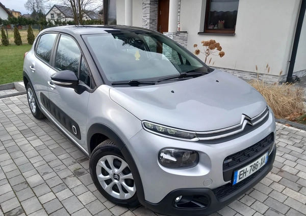 Citroen C3 cena 35900 przebieg: 44000, rok produkcji 2016 z Skawina małe 326